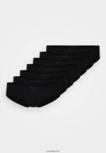 femmes lot de 7 slips romy noir 006BT985 Anna Field