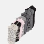 femmes Lot de 8 chaussettes noir/gris 006BT1152 Anna Field