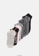 femmes Lot de 8 chaussettes noir/gris 006BT1152 Anna Field