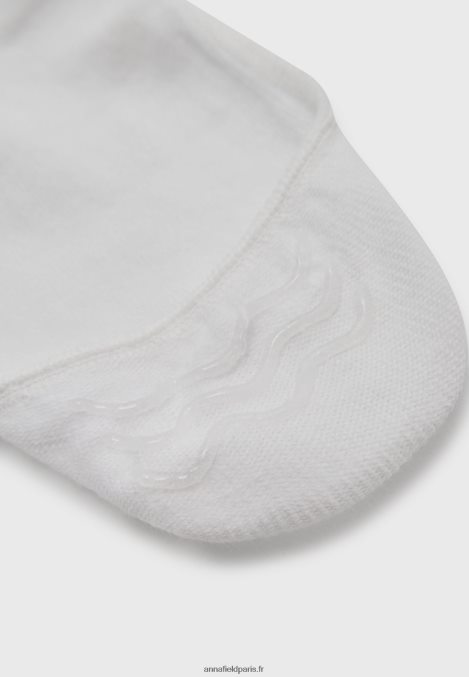 femmes Lot de 8 paires de chaussettes blanches 006BT1155 Anna Field - Image 2