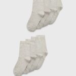 femmes Lot de 8 paires de chaussettes grises 006BT1141 Anna Field