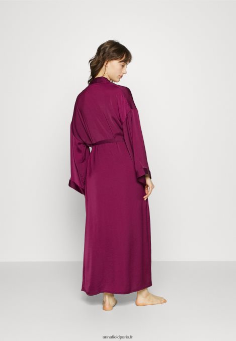femmes mariée robe de chambre robe de chambre violet 006BT1086 Anna Field - Image 4