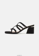 femmes mules à talon en cuir noir 006BT1884 Anna Field - Image 2