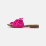 femmes mules en cuir rose 006BT1867 Anna Field