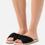 femmes mules noires 006BT1870 Anna Field