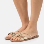 femmes mules or 006BT1880 Anna Field