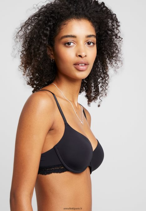 femmes nadine 2pp soutien-gorge t-shirt soutien-gorge t-shirt bleu foncé/noir 006BT935 Anna Field - Image 4