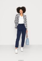 femmes pantalon bleu foncé 006BT649 Anna Field - Image 2