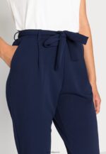 femmes pantalon bleu foncé 006BT649 Anna Field - Image 5
