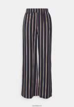 femmes pantalon bleu foncé/marron/blanc 006BT636 Anna Field - Image 2