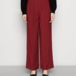 femmes pantalon bordeaux 006BT606 Anna Field