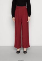 femmes pantalon bordeaux 006BT606 Anna Field