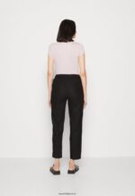 femmes pantalon en mélange de lin noir 006BT611 Anna Field - Image 3