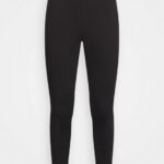 femmes pantalon legging noir 006BT651 Anna Field