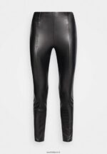 femmes pantalon legging noir 006BT658 Anna Field