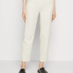 femmes pantalon lin mélangé beige 006BT604 Anna Field