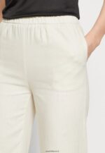 femmes pantalon lin mélangé beige 006BT604 Anna Field - Image 4