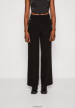 femmes pantalon noir 006BT618 Anna Field