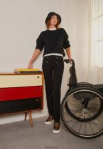 femmes pantalon noir 006BT639 Anna Field - Image 6