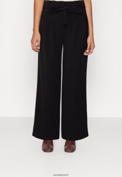 femmes pantalon noir 006BT646 Anna Field