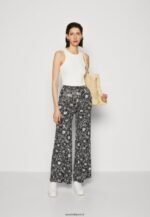 femmes pantalon noir/blanc 006BT624 Anna Field - Image 2