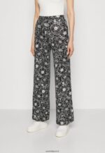 femmes pantalon noir/blanc 006BT624 Anna Field