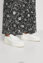femmes pantalon noir/blanc 006BT624 Anna Field - Image 6