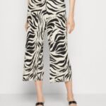 femmes pantalon noir/blanc cassé 006BT622 Anna Field