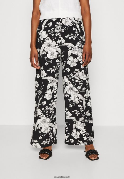 femmes_pantalon_noir_blanc_casse_006bt640_anna_field.jpg femmes pantalon noir/blanc cassé 006BT640 Anna Field - Image 1