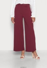 femmes pantalon rouge foncé 006BT628 Anna Field