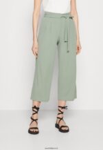 femmes pantalon vert 006BT633 Anna Field