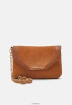 femmes pochette cuir cognac 006BT2410 Anna Field