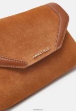 femmes pochette cuir cognac 006BT2410 Anna Field - Image 5
