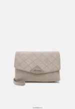 femmes pochette en cuir taupe 006BT2401 Anna Field
