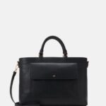femmes porte-documents en cuir noir 006BT2575 Anna Field