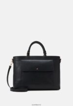 femmes porte-documents en cuir noir 006BT2575 Anna Field