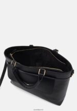 femmes porte-documents en cuir noir 006BT2575 Anna Field - Image 3