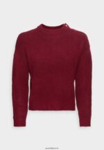 femmes pull bordeaux 006BT846 Anna Field