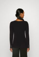 femmes pull détail boutons noir 006BT848 Anna Field - Image 3