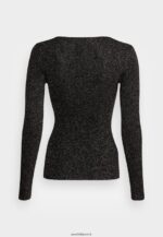femmes pull lurex noir 006BT854 Anna Field - Image 2