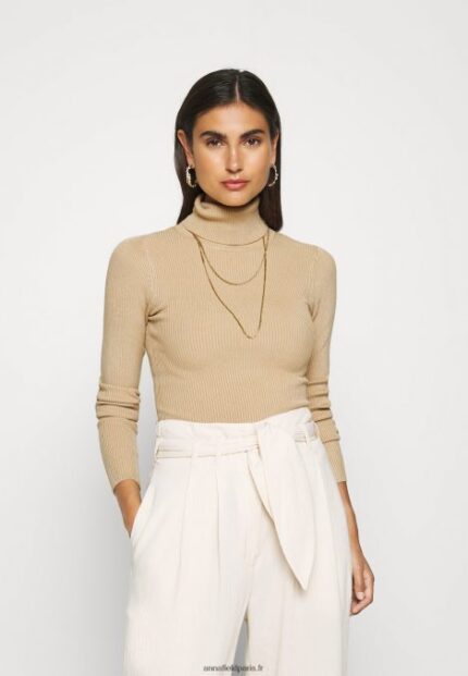 femmes pull sable 006BT853 Anna Field
