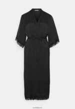 femmes robe de chambre noire 006BT1083 Anna Field - Image 5