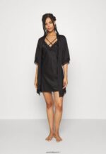 femmes robe de chambre noire 006BT1085 Anna Field - Image 2