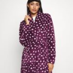 femmes robe de chambre rouge foncé/beige 006BT1091 Anna Field