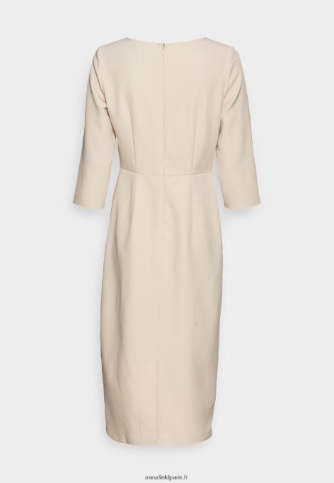 femmes robe de cocktail robe de soirée beige 006BT37 Anna Field - Image 2