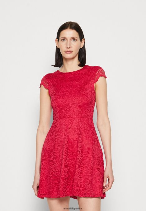 femmes robe de cocktail robe de soirée berry 006BT61 Anna Field - Image 1