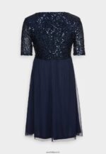 femmes robe de cocktail robe de soirée bleu foncé 006BT40 Anna Field - Image 2