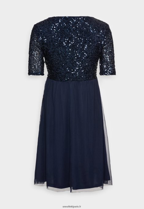 femmes robe de cocktail robe de soirée bleu foncé 006BT40 Anna Field - Image 2