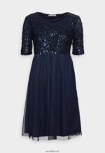 femmes robe de cocktail robe de soirée bleu foncé 006BT40 Anna Field