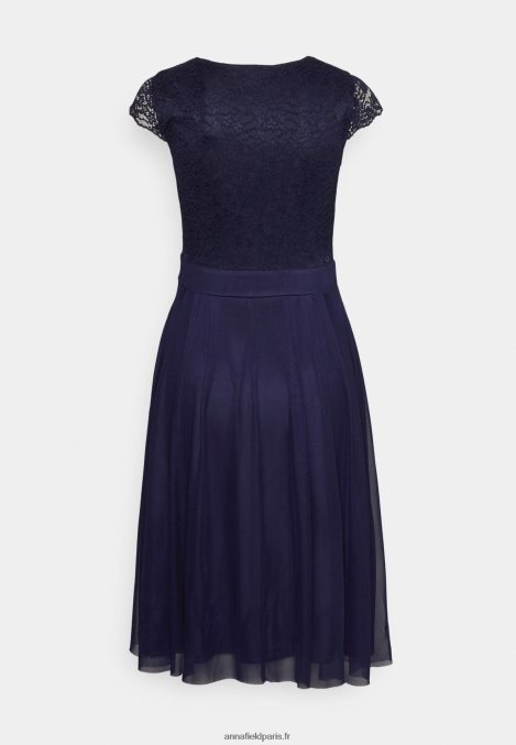 femmes robe de cocktail robe de soirée bleu foncé 006BT69 Anna Field - Image 2